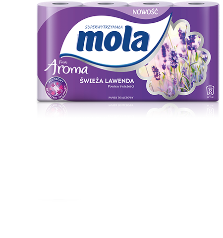 TOILETTENPAPIER FRISCHES AROMA mit Lavendel in Violett by Riedel24.de