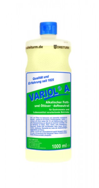 Dreiturm VARIOL® A Fett und Öllöser Duftneutral - 10l